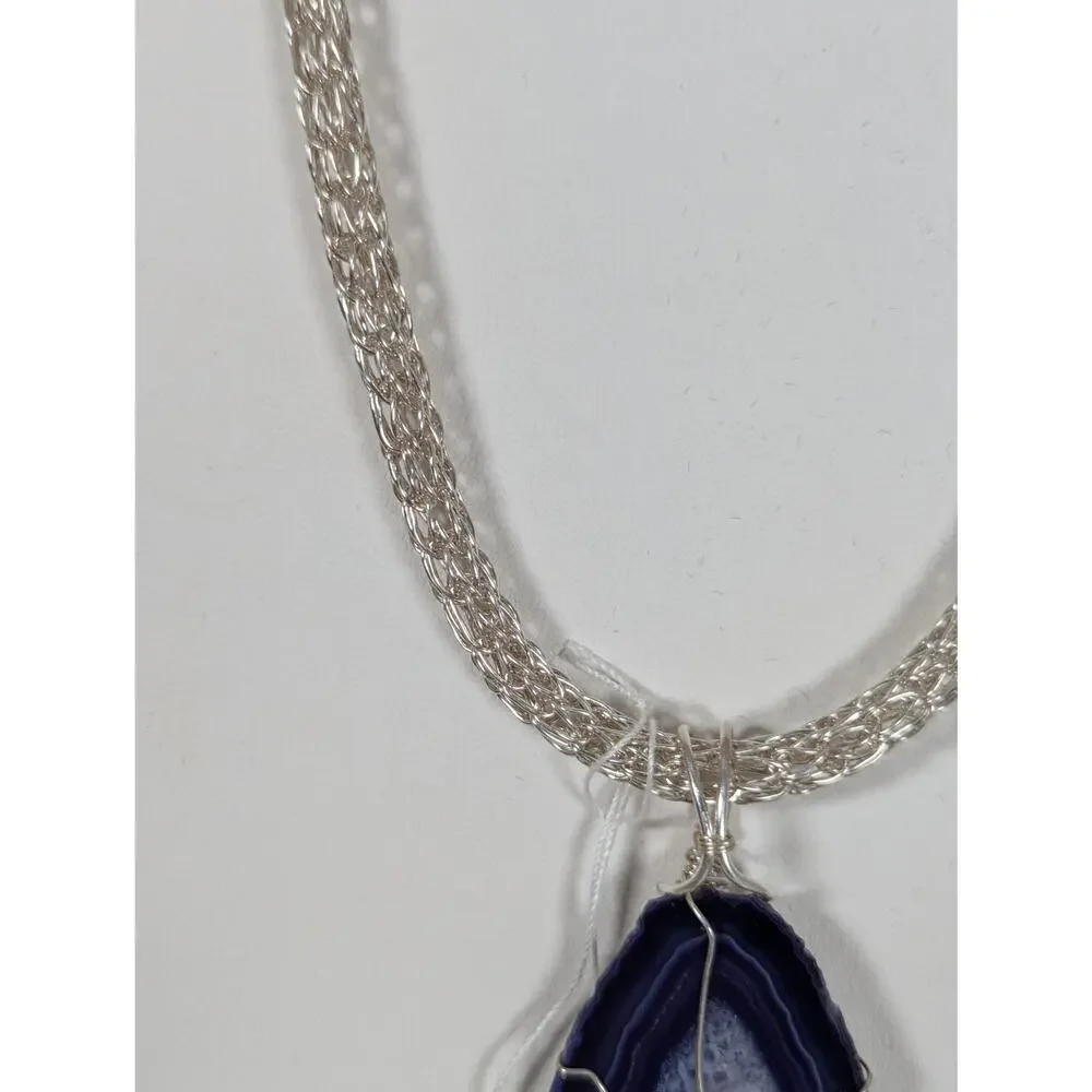 None and/or Unknown | Jewelry | Large Purple Agate Slicetree Of Life ...